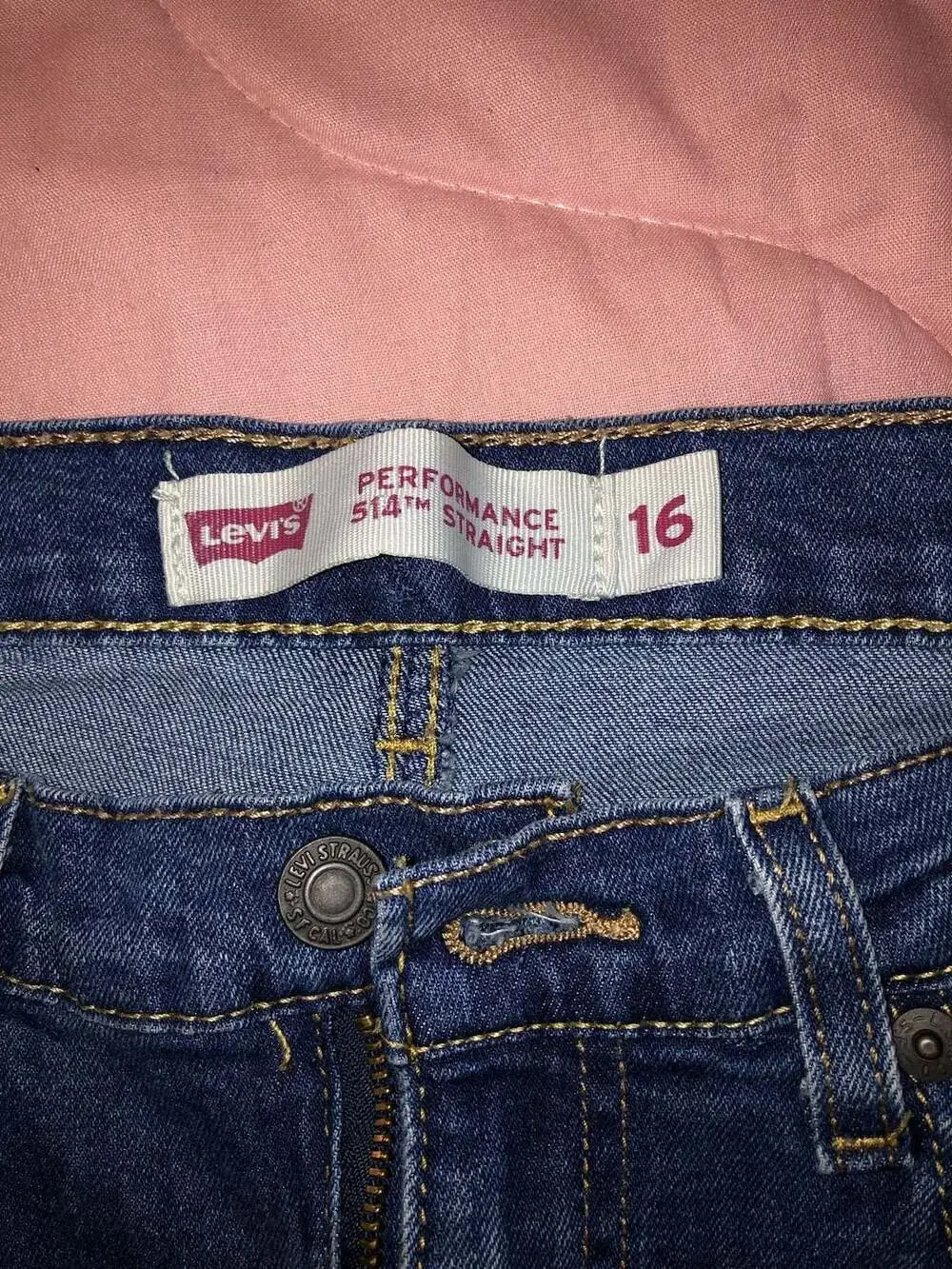 Levi's Performance 514 Straight Leg Jeans Size 16 Regular